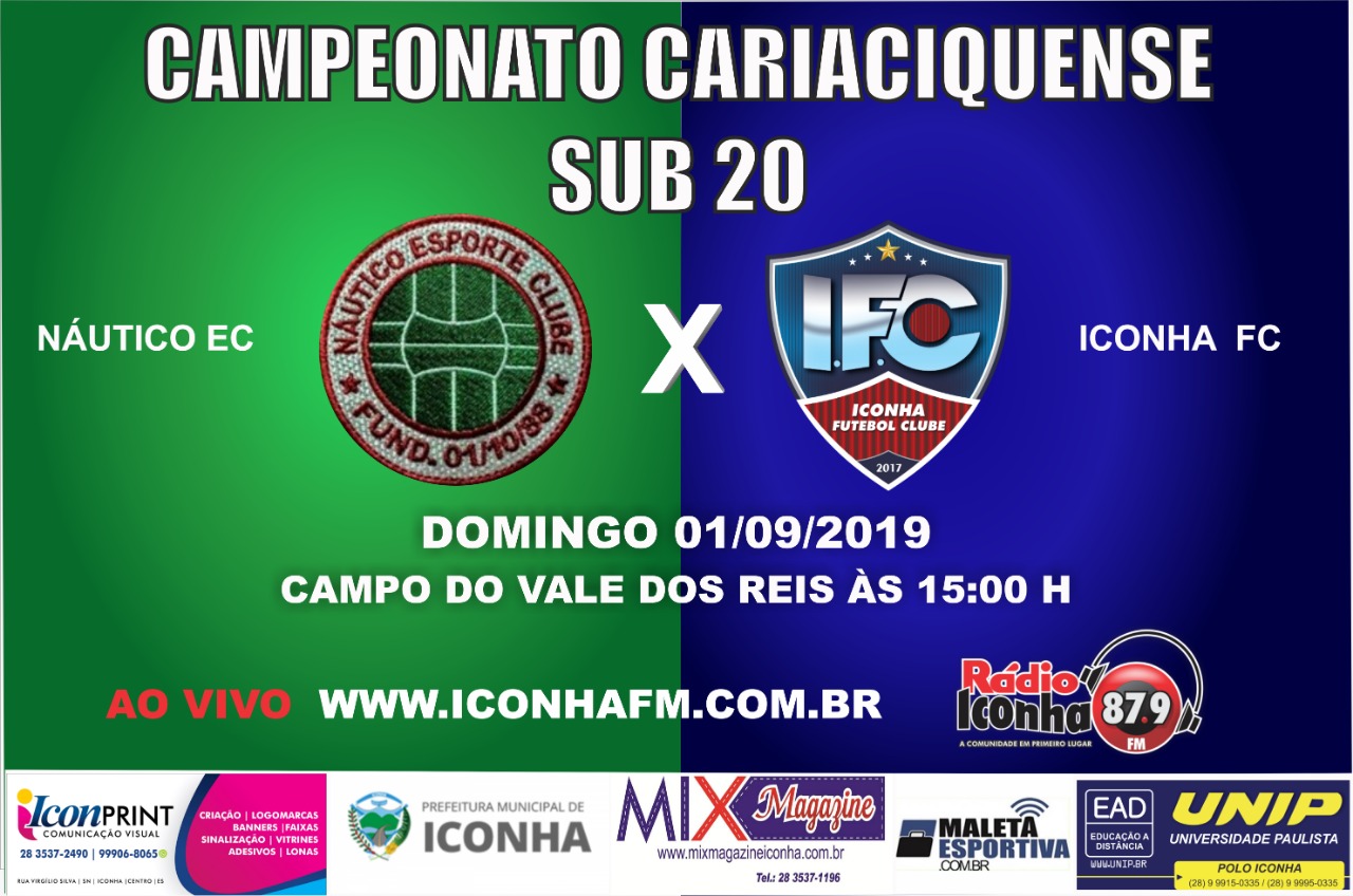 Com muito futebol e futsal Rádio Iconha fm divulga programação esportiva da semana