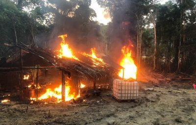 garimpeiros na Amazonia 400x255 - Exército prende garimpeiros em unidades de conservação do Amazonas