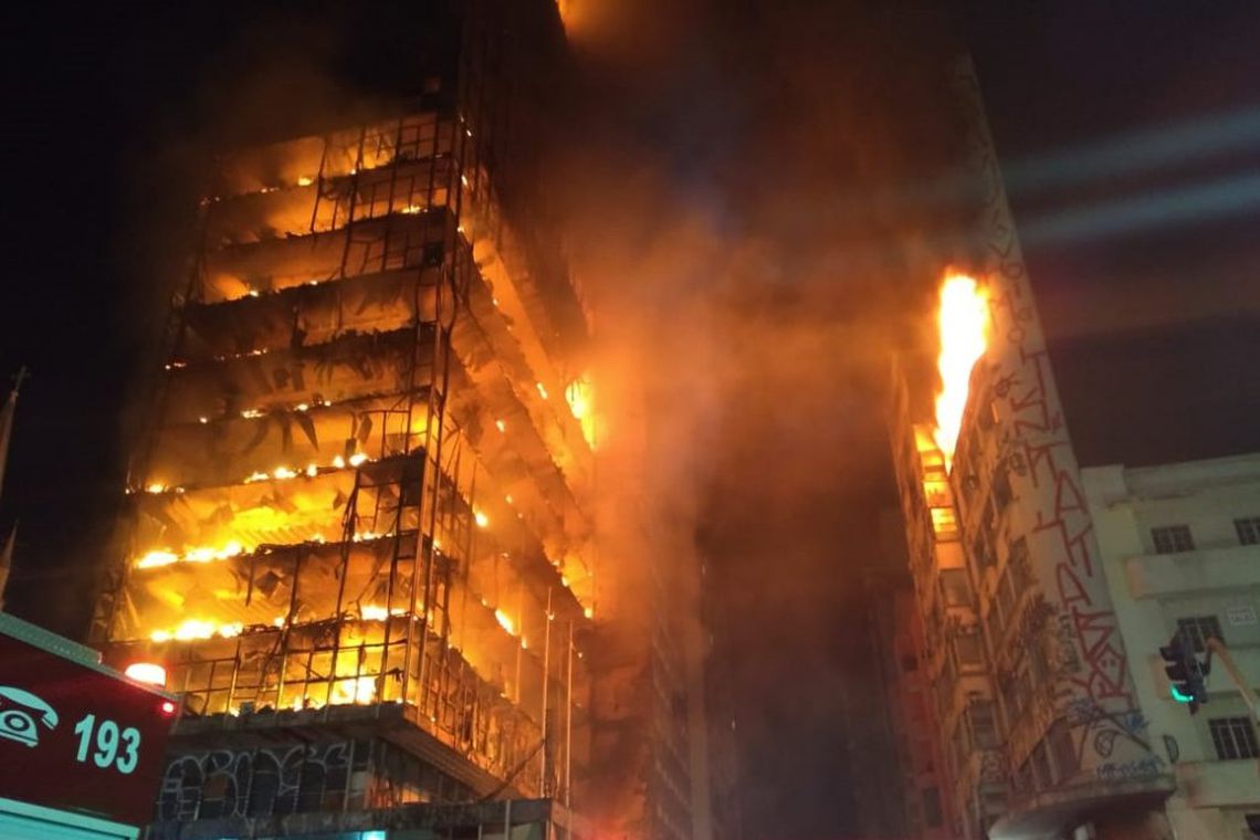 MP denuncia seis por incêndio e desabamento de prédio em São Paulo
