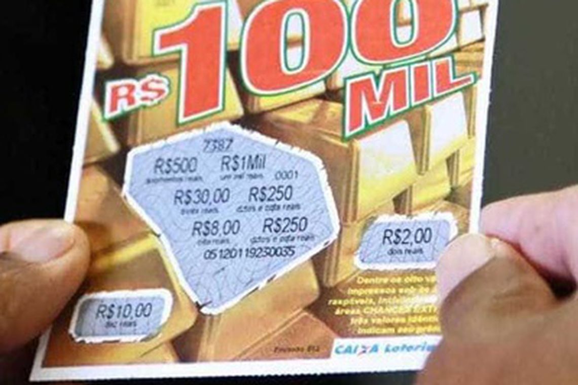Concessão de loteria da raspadinha será leiloada nesta terça-feira