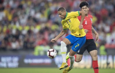 Brasil 400x255 - Brasil vence Coreia do Sul em último jogo do ano da seleção