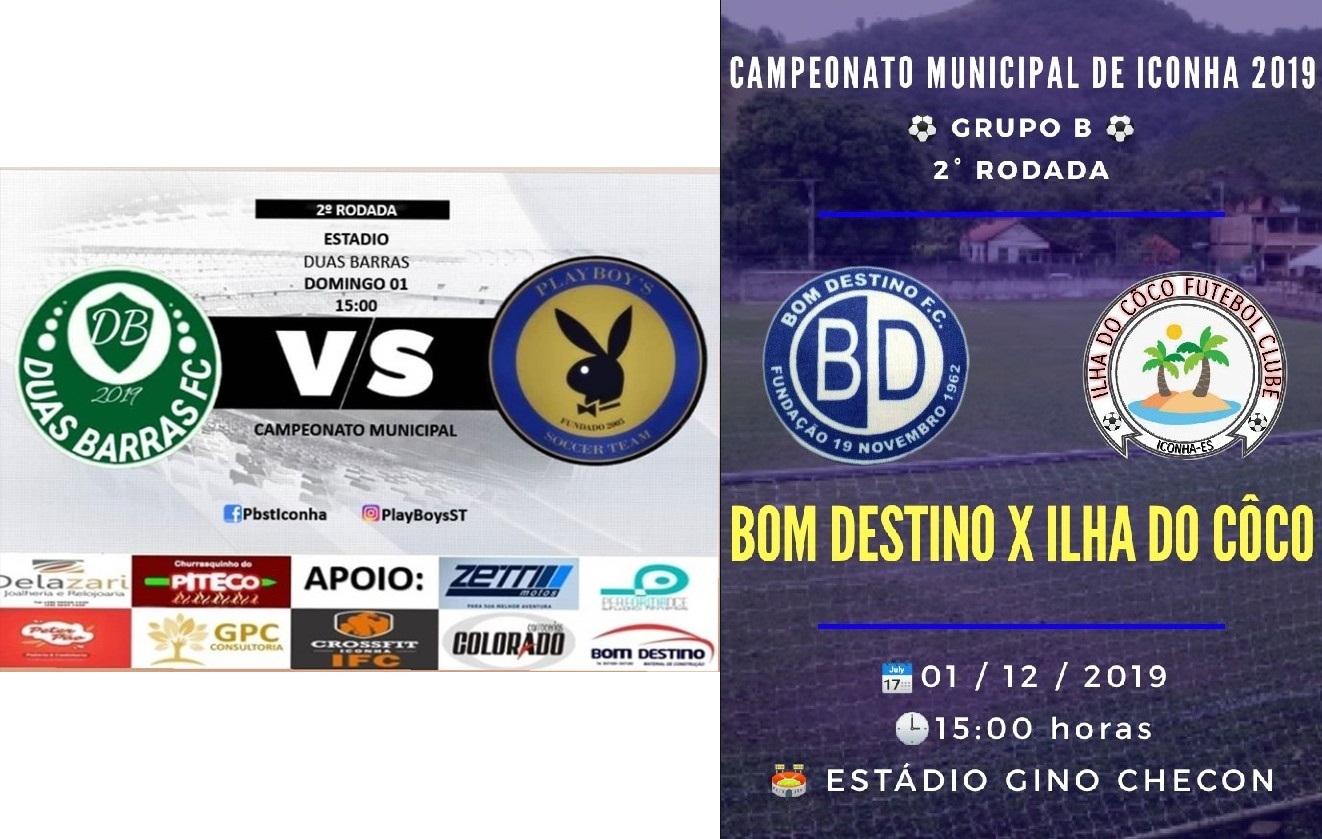 DOIS JOGOS AGITAM A RODADA DE DOMINGO NO MUNICIPAL DE ICONHA