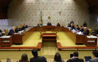 Supremo Tribunal Federal STF 400x255 - Compartilhamento de dados financeiros com MP tem 5 votos favoráveis
