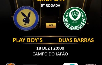 WhatsApp Image 2019 12 18 at 08.33.44 400x255 - Play Bóy’s recebe o Duas Barras em jogo que vale a classificação para a semifinal do Municipal de Iconha.