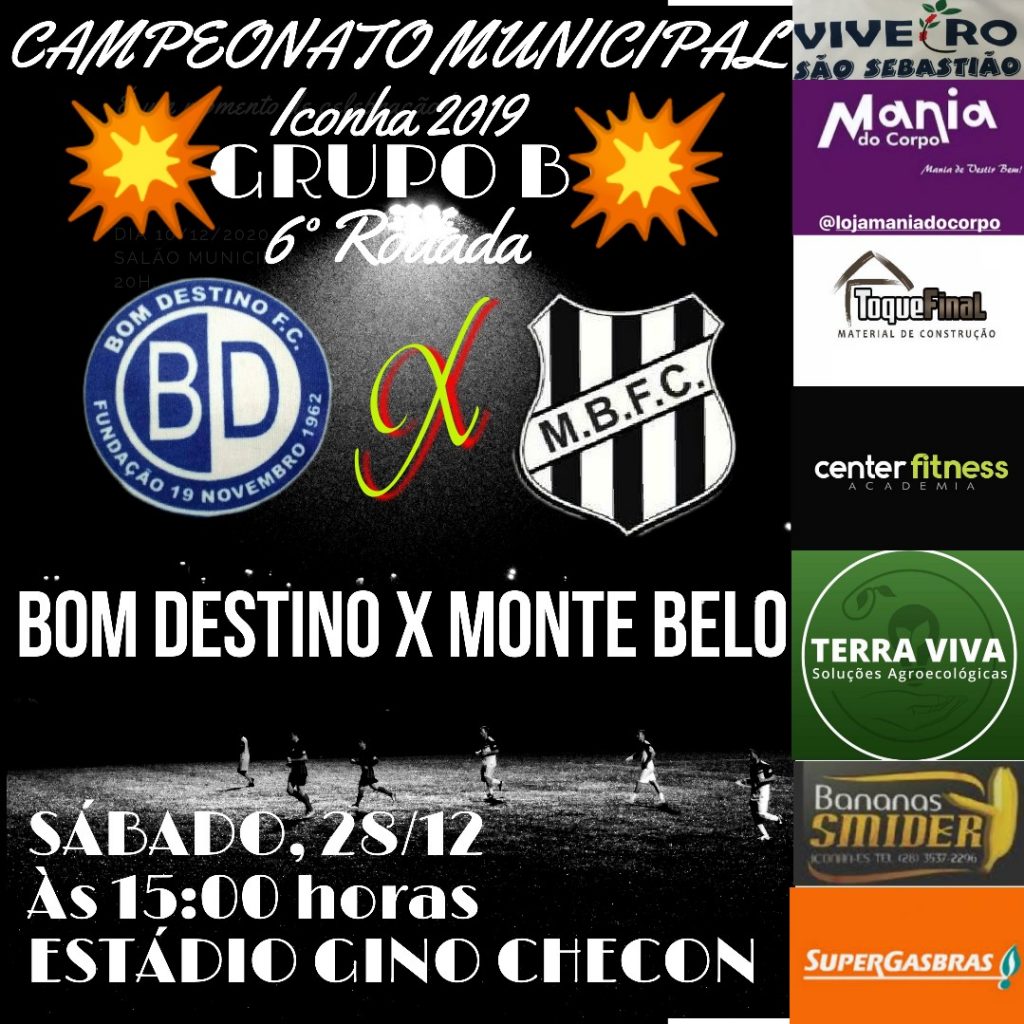 WhatsApp Image 2019 12 24 at 08.40.37 1024x1024 - 15 Minutos joga pelo empate contra Play Bóy’s para garantir classificação. Bom Destino e Monte Belo duelam pela liderança