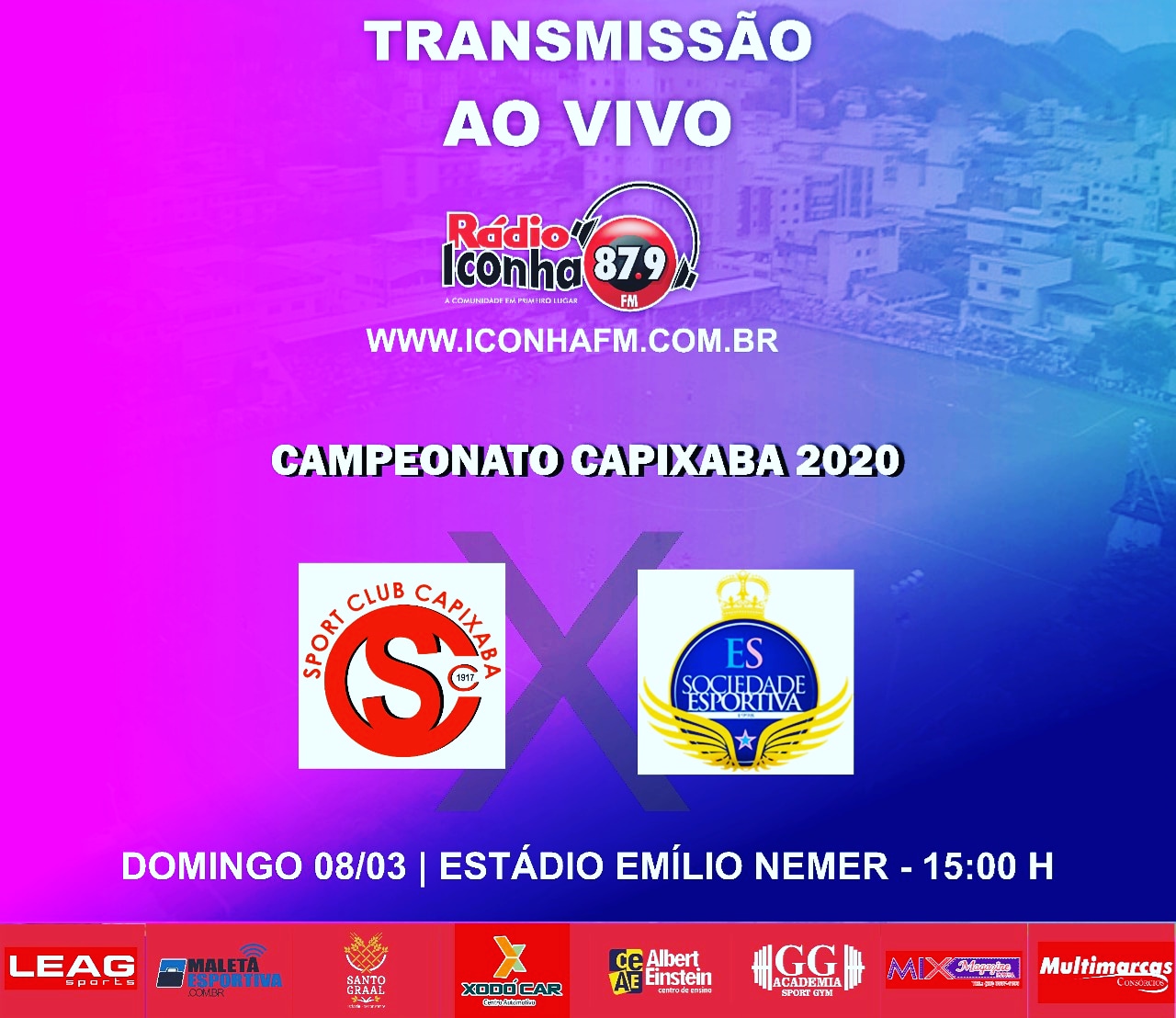 Após perder por WO na série B Sport Club Capixaba busca a reabilitação contra o Espírito Santo SE.