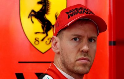 Sebastian Vettel 400x255 - Ferrari confirma saída de Sebastian Vettel no fim da temporada 2020