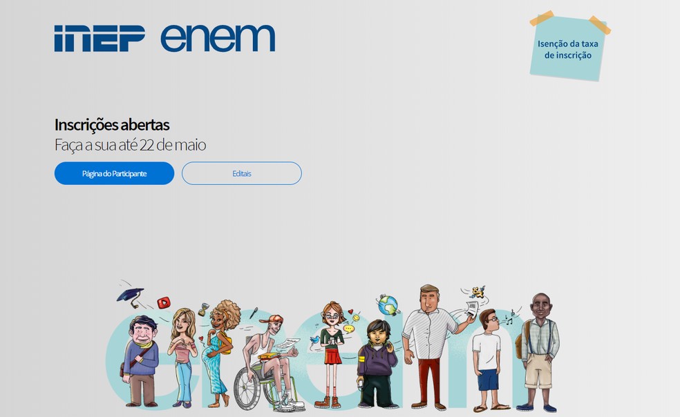 Data do Enem 2020 ‘não é imutável’, diz Inep