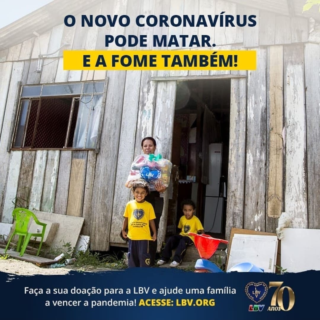 LBV distribui alimentos para famílias carentes da grande Vitória