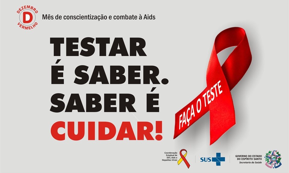 Teste rápido de HIV está disponível nas unidades de saúde