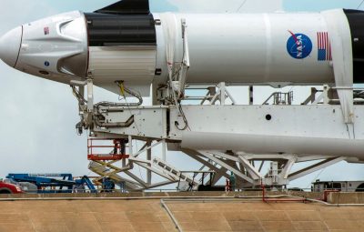 Lancado o 3o voo tripulado da SpaceX com destino a Estacao Espacial 400x255 - Lançado o 3º voo tripulado da SpaceX com destino à Estação Espacial