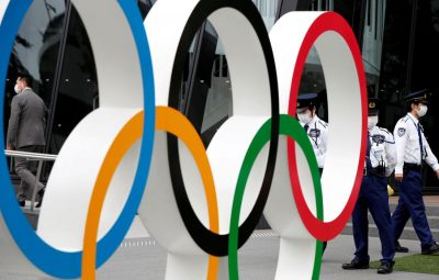 olimpiada aneis toquio 400x255 - Japão não vê impacto na Olimpíada com alerta de viagem dos EUA