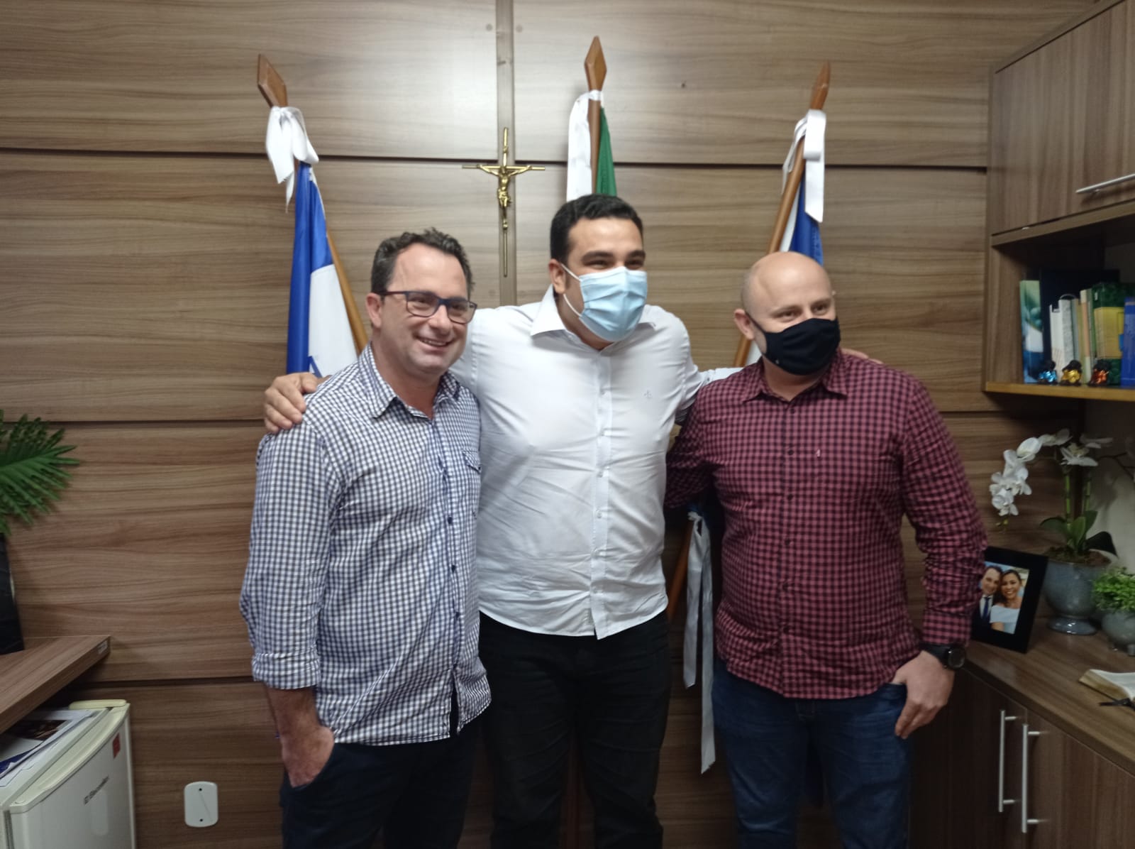 Prefeito de Iconha recebe visita do presidente da Assembleia Legislativa