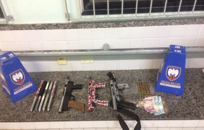 Release 037 400x255 - MILITARES DA 10ª CIA IND APREENDEM TRÊS SUBMETRALHADORAS EM ANCHIETA