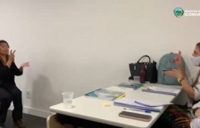 WhatsApp Image 2021 09 16 at 11.07.20 400x255 - Prefeitura contrata interprete em libras para auxiliar no curso de servidora