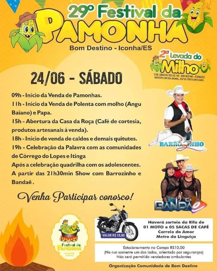 355805976 651344716504041 8014582684197460007 n - 29ª Edição da Festa da Pamonha na comunidade de Bom Destino