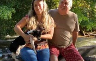 EDU E AMULHER 400x255 - Tragédia: ex-vereador de Piúma, esposa e o cachorrinho do casal morrem após baterem de frente em uma carreta em Anchieta/ na BR 101