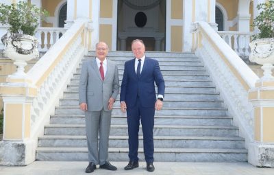 20230727101245 IMG 9647 1 400x255 - Casagrande recebe vice-presidente Geraldo Alckmin no Palácio Anchieta