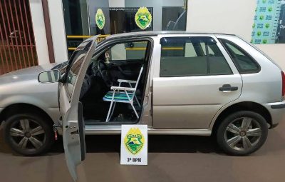 169085209764c85b01d9677 1690852097 3x2 md 400x255 - Homem é flagrado dirigindo carro com cadeira de praia no Paraná