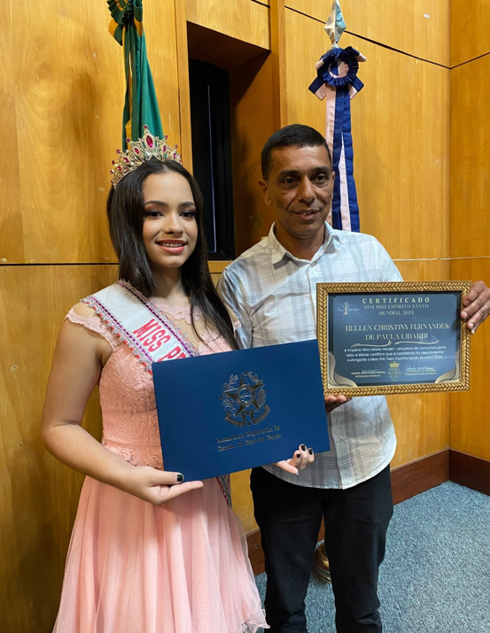 assemblei a01 - Espirito Santo terá duas representantes no Mini Miss Brasil Mundial no Sul do Pais.