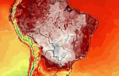 bolha de calor 2  400x255 - 'Calor excepcional' faz Brasil ferver: onde a temperatura passa dos 40º C?