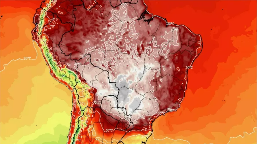 ‘Calor excepcional’ faz Brasil ferver: onde a temperatura passa dos 40º C?