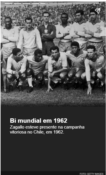campeao - Morre Zagallo, maior campe&atilde;o da Copa do Mundo, aos 92 anos