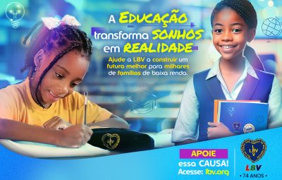 261x172 educacao menina 24 400x255 - Um milhão de refeições e 18 mil kits pedagógicos: compromissos da LBV para iniciar 2024