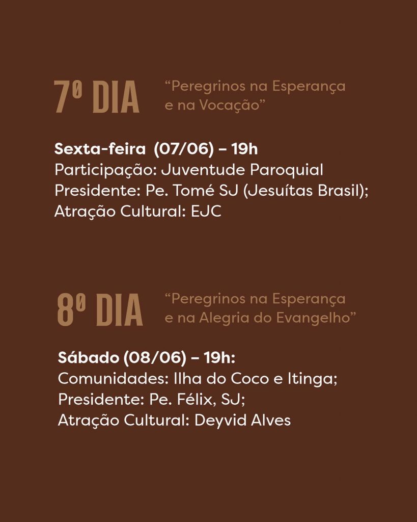 441524632 18321899752123155 2091995262512892688 n 819x1024 - Paróquia de Iconha Es  divulga programação das Festividades de Santo Antônio de Pádua