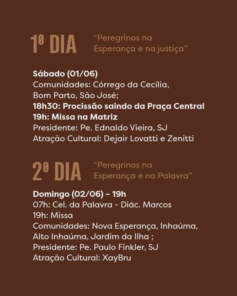 441550854 18321899725123155 3634898936969565486 n 819x1024 - Paróquia de Iconha Es  divulga programação das Festividades de Santo Antônio de Pádua