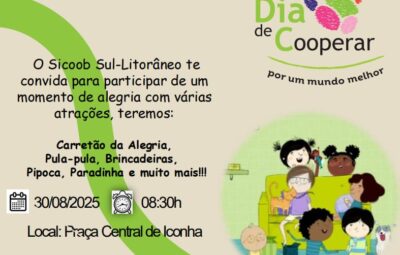WhatsApp Image 2025 08 27 at 11.38.24 400x255 - Iconha recebe o “Dia de Cooperar” com atrações para toda a família
