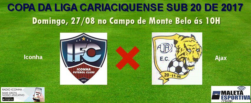 ICONHA ENCARA O  AJAX DE CARIACICA EM BUSCA DA PRIMEIRA VITORIA.