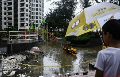 Tufão Hato deixa sete mortos e um desaparecido na China 400x255 - Tufão Hato deixa sete mortos e um desaparecido na China