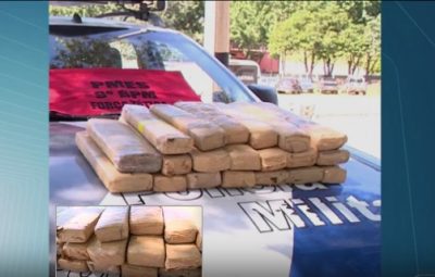 operação da policia militar 400x255 - Polícia apreende quantidade de maconha avaliada em R$ 150 mil no Sul do ES