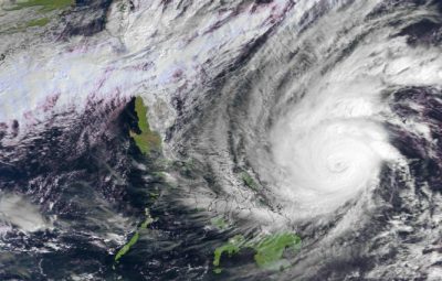 tufao 400x255 - Tufão Noru pode tocar a terra no Japão neste fim de semana