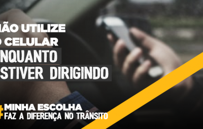 CELULAR X VOLANTE 400x255 - Cuidados simples podem evitar acidentes e mortes no trânsito