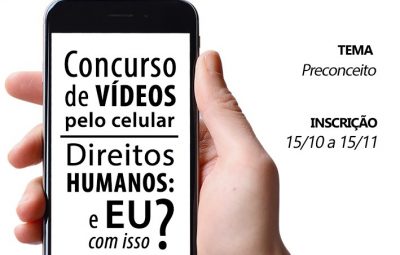 SEDH 1610 facerbook 1 400x255 - Inscrições abertas: participe do concurso de vídeos “Direitos Humanos: e eu com isso?”