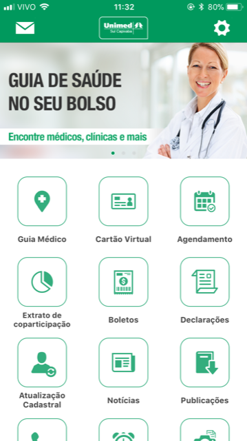 Unimed Sul Capixaba lança agendamentos  de consultas pelo site e pelo aplicativo do cliente