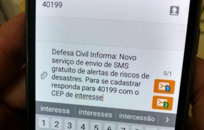 defesa civil 400x255 - Defesa Civil inicia cadastramento para envio de alertas