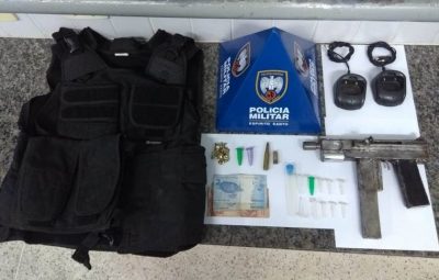 Arma de fabricação caseira é apreendida em Guarapari 400x255 - Arma de fabricação caseira é apreendida em Guarapari