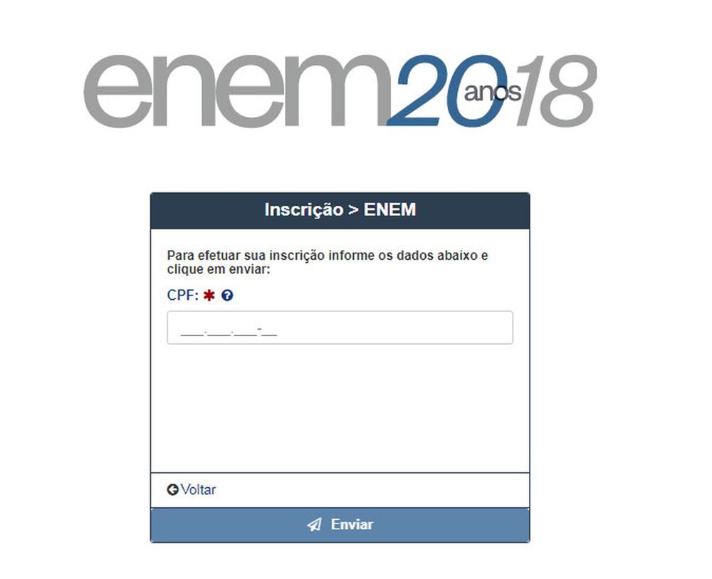 Enem 2018 recebe mais de 2 milhões de inscrições em 48 horas