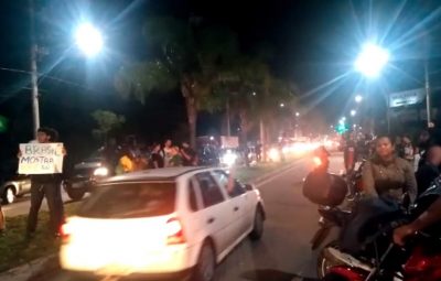 paralisação 400x255 - Manifestações na Grande Vitória continuam no 8º dia de paralisação de caminhoneiros