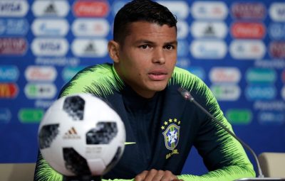 De novo capitão em uma Copa Thiago Silva 400x255 - De novo capitão em uma Copa, Thiago Silva diz: "Me preparei muito para isso"