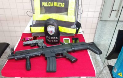 Foto do Release 062 2018 1 400x255 - TRÊS ARMAS DE FOGO SÃO APREENDIDAS PELA POLÍCIA MILITAR EM ANCHIETA