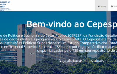 cepesp 400x255 - Plataforma digital facilita acesso a dados sobre eleições desde 1998