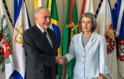 michel temer x Cármen Lúcia 400x255 - Presidente da República interina, Carmem Lúcia prefere discrição