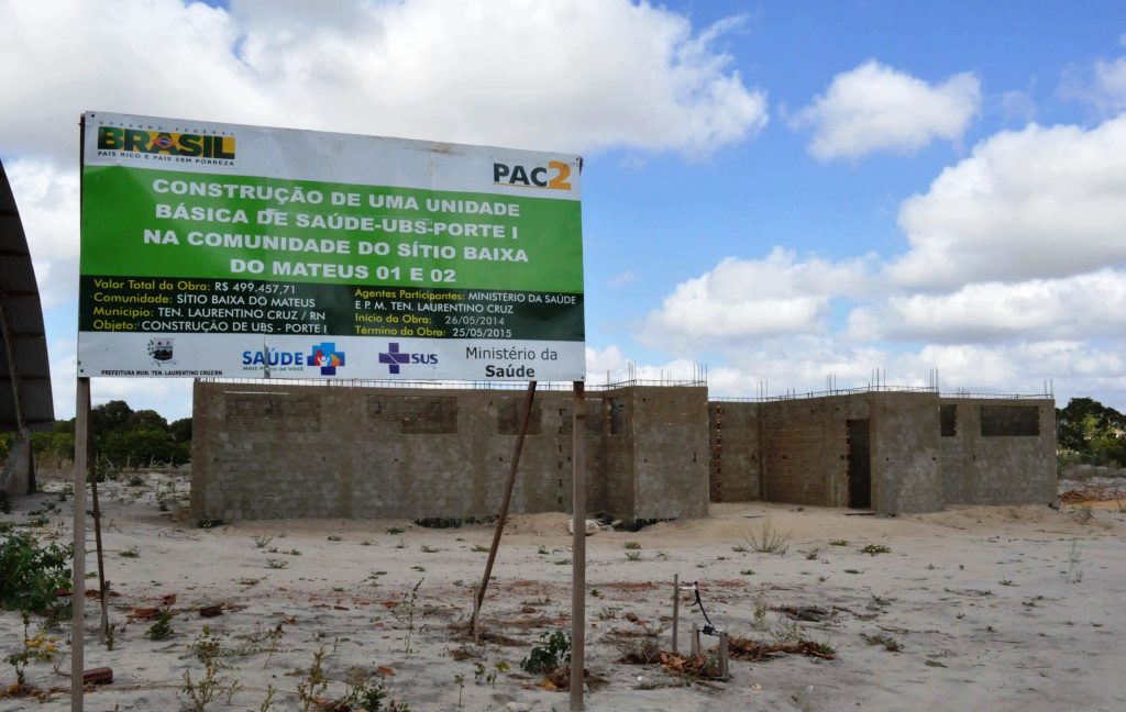 Estudo da CNI mostra que 2,7 mil obras estão paradas no Brasil