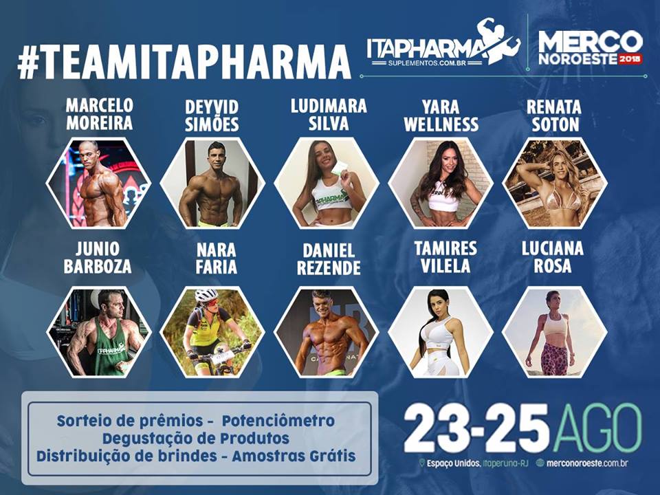 Atletas do #TeamITAPHARMA vão marcar presença durante a Merco Noroeste