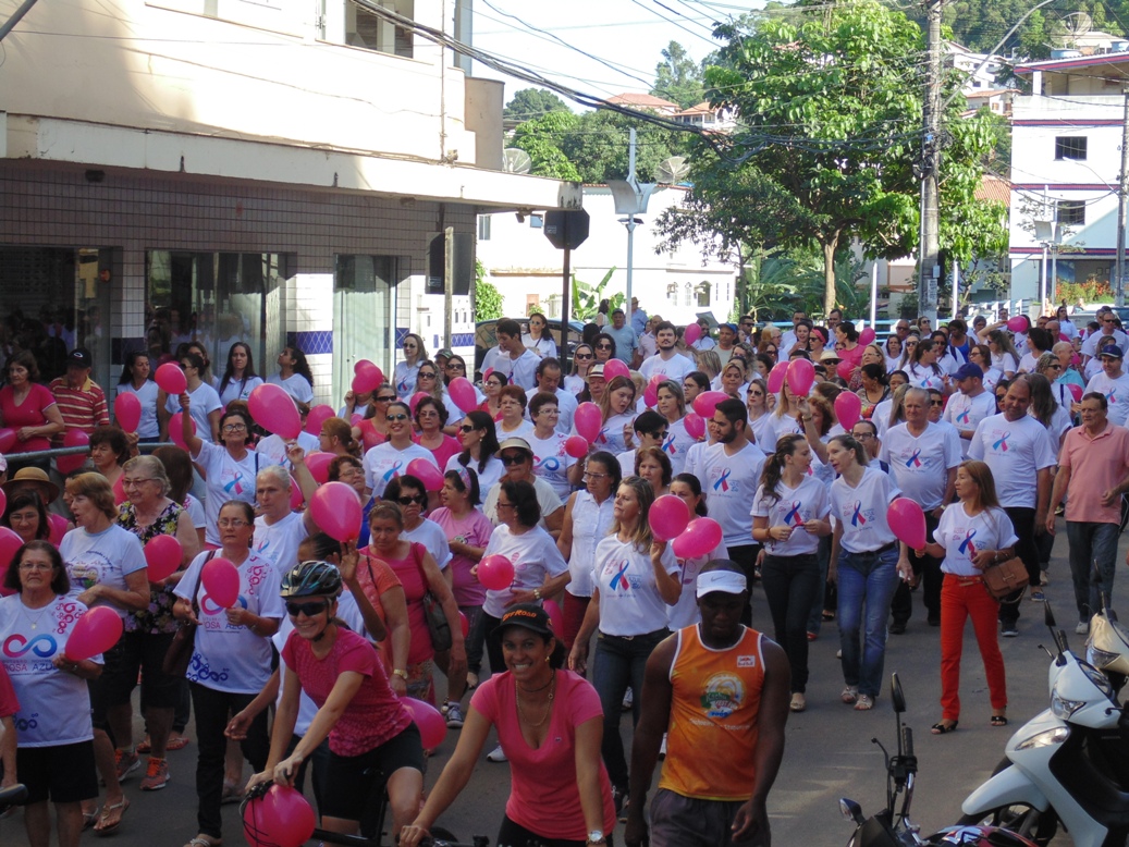 Caminhada vai encerrar ações do Outubro Rosa no município