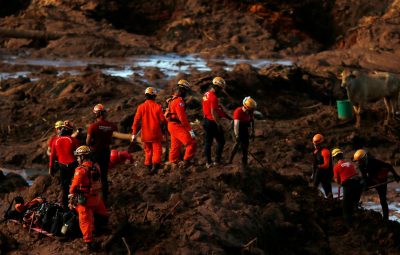 tragedia em Brumadinho 1 400x255 - Sobe para 65 número de mortos em Brumadinho; desaparecidos somam 279